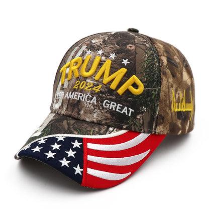 Donald Trump 2024 "Keep America Great" Baseball Cap - 3D Embroidered Snapback Hat - Liberty Essentials Apparel