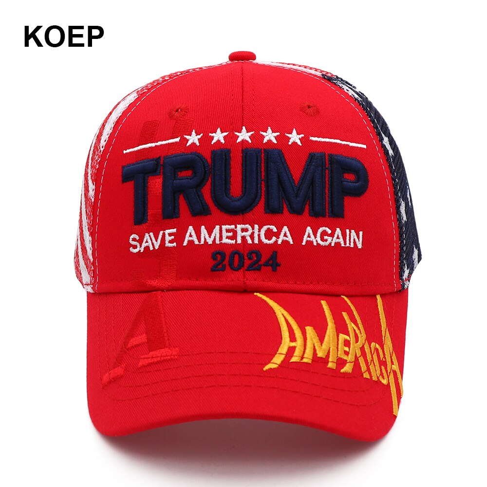 SAVE AMERICA AGAIN Trump 2024 Baseball Cap - Snapback Hat with Embroidery - Liberty Essentials Apparel