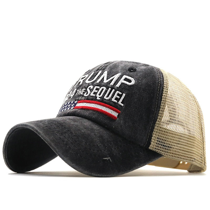 Trump 2024 Presidential Hat Make America Great Again - MAGA Embroidered Mesh Cap - Liberty Essentials Apparel