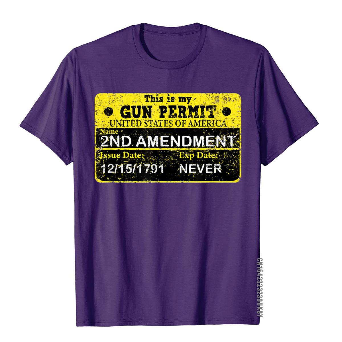 The 2A Is My Gun Permit Proud American Pro 2nd Amendment T-Shirt - Liberty Essentials Apparel