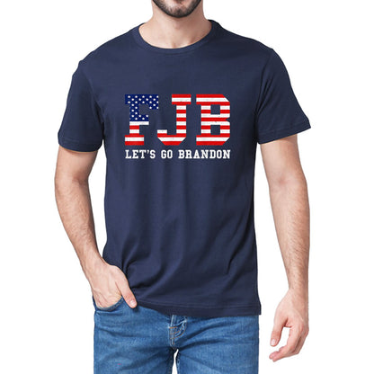 FJB - Let’s Go Brandon Conservative US Flag T-Shirt - Liberty Essentials Apparel