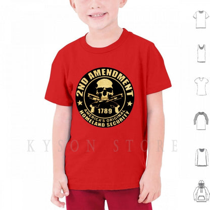 2nd Amendment T Shirt Big Size 100% Cotton - Liberty Essentials Apparel