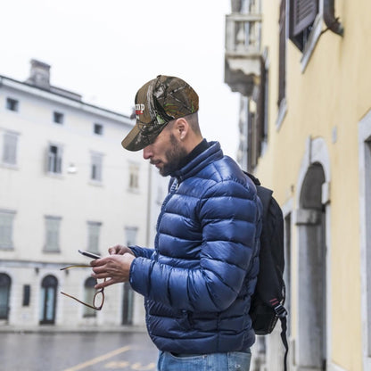 Trump 2024 Camo Baseball Hat with USA Flag - Liberty Essentials Apparel