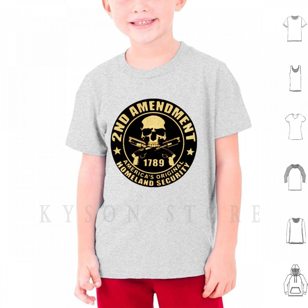 2nd Amendment T Shirt Big Size 100% Cotton - Liberty Essentials Apparel