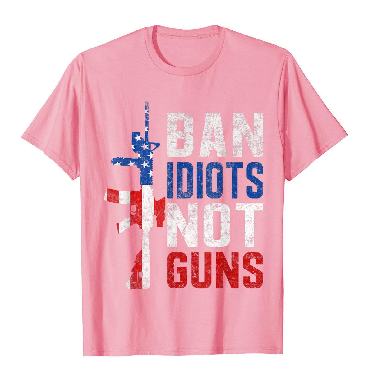 Ban Idiots Not Guns T-Shirt - Liberty Essentials Apparel