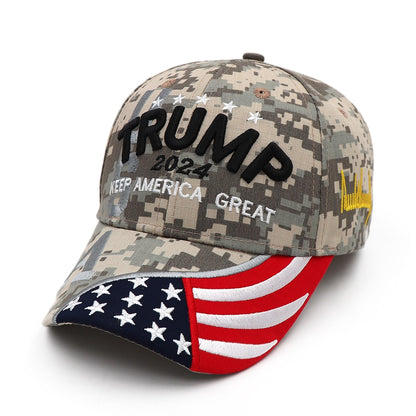 Donald Trump 2024 "Keep America Great" Baseball Cap - 3D Embroidered Snapback Hat - Liberty Essentials Apparel