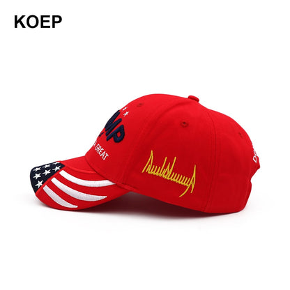 Donald Trump 2024 "Keep America Great" Baseball Cap - 3D Embroidered Snapback Hat - Liberty Essentials Apparel
