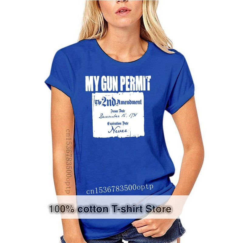 My Gun Permit is the Second Amendment T-shirt - Liberty Essentials Apparel