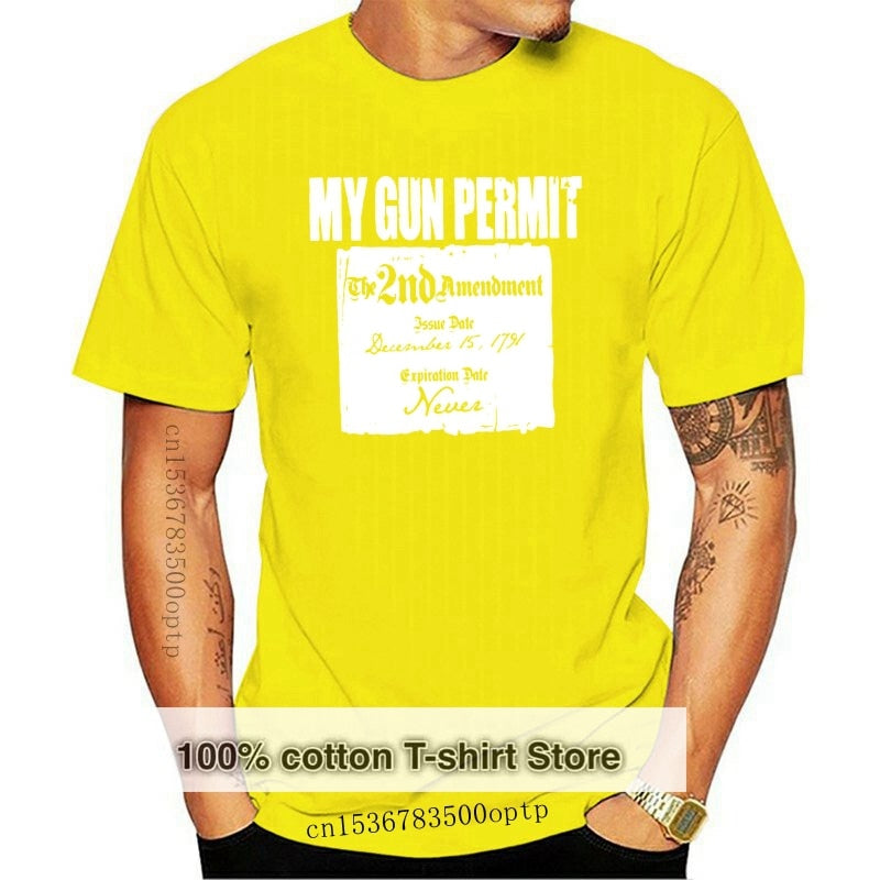 My Gun Permit is the Second Amendment T-shirt - Liberty Essentials Apparel