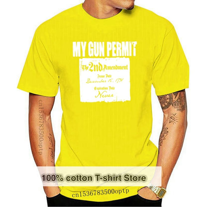 My Gun Permit is the Second Amendment T-shirt - Liberty Essentials Apparel