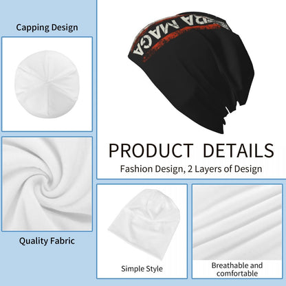 MAGA American Flag Warm Knitted Skullie - Liberty Essentials Apparel