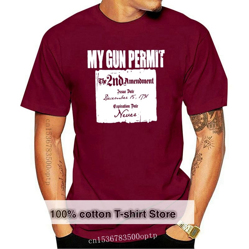 My Gun Permit is the Second Amendment T-shirt - Liberty Essentials Apparel
