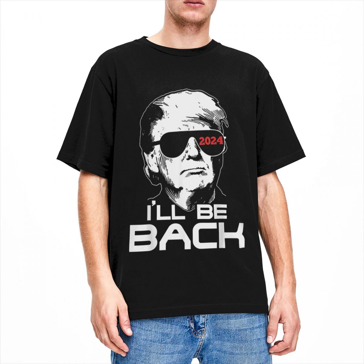 "I'll Be Back" - Trump 2024 T-Shirt - Liberty Essentials Apparel