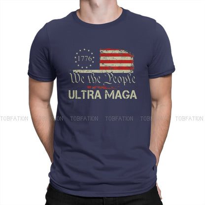 1776 We the People Flag T-Shirt: Pure Cotton Men's Fashion - Liberty Essentials Apparel