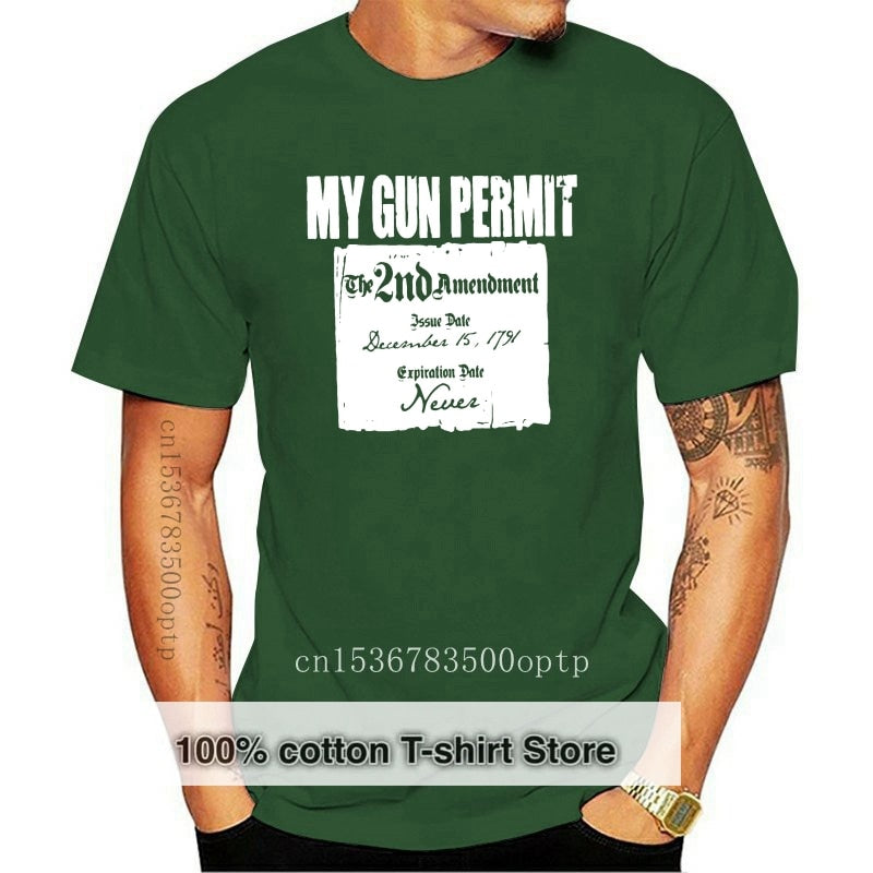 My Gun Permit is the Second Amendment T-shirt - Liberty Essentials Apparel