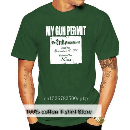 My Gun Permit is the Second Amendment T-shirt - Liberty Essentials Apparel