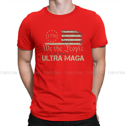 1776 We the People Flag T-Shirt: Pure Cotton Men's Fashion - Liberty Essentials Apparel