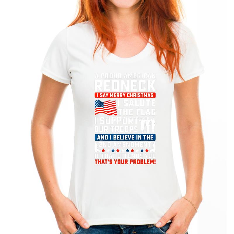 A Proud American Redneck T-Shirt - Liberty Essentials Apparel