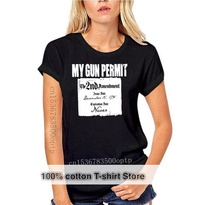 My Gun Permit is the Second Amendment T-shirt - Liberty Essentials Apparel