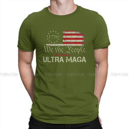 1776 We the People Flag T-Shirt: Pure Cotton Men's Fashion - Liberty Essentials Apparel