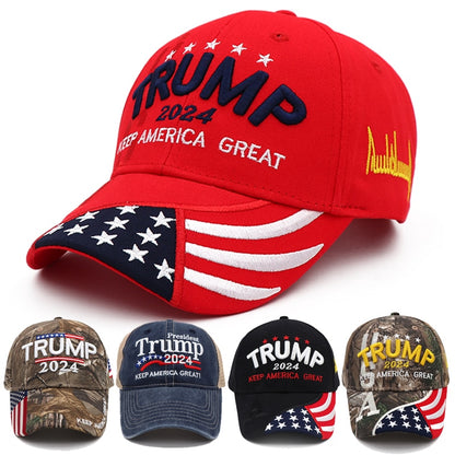 Trump 2024 MAGA Mesh Cap - Liberty Essentials Apparel