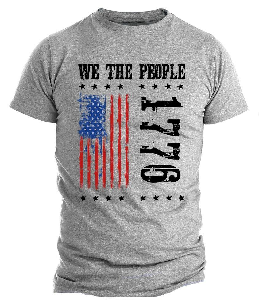 1776 We The People Constitution Patriotic T-Shirt - Liberty Essentials Apparel