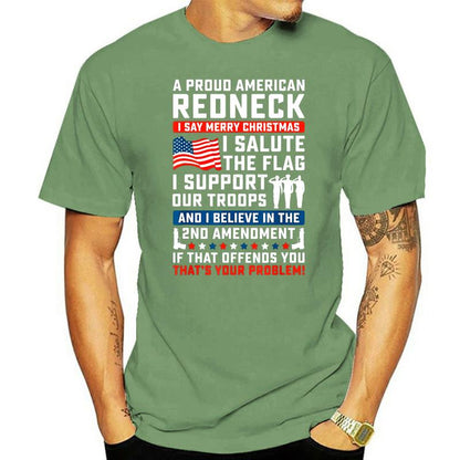 A Proud American Redneck T-Shirt - Liberty Essentials Apparel
