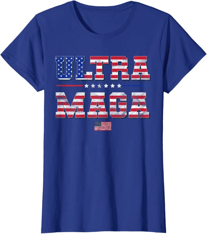 Ultra MAGA Pro-Trump US Flag T-Shirt - Liberty Essentials Apparel