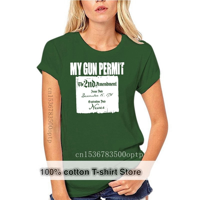 My Gun Permit is the Second Amendment T-shirt - Liberty Essentials Apparel
