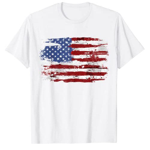United States of America Flag Classic Patriotic T-Shirt - Liberty Essentials Apparel