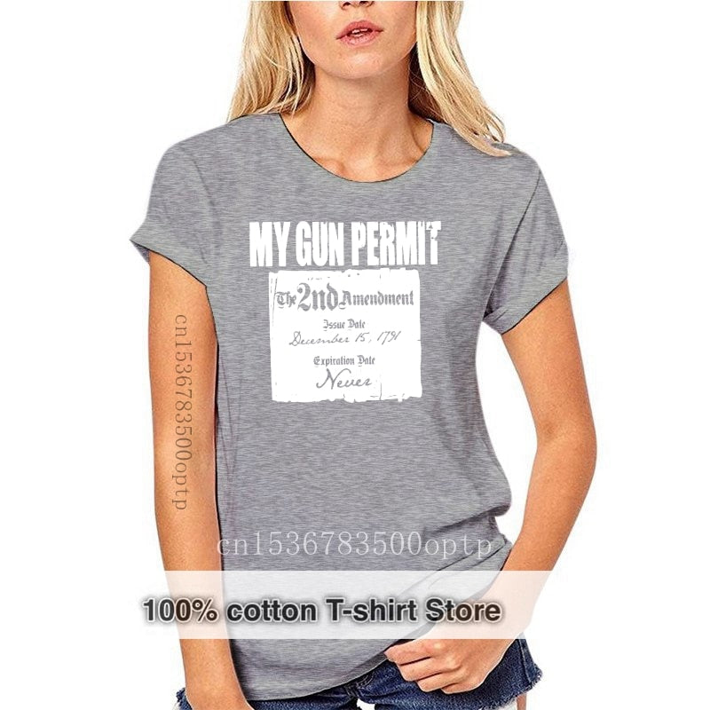 My Gun Permit is the Second Amendment T-shirt - Liberty Essentials Apparel