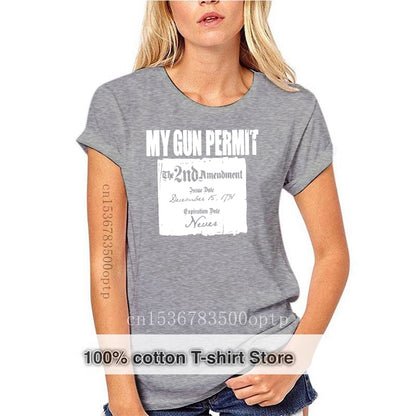 My Gun Permit is the Second Amendment T-shirt - Liberty Essentials Apparel