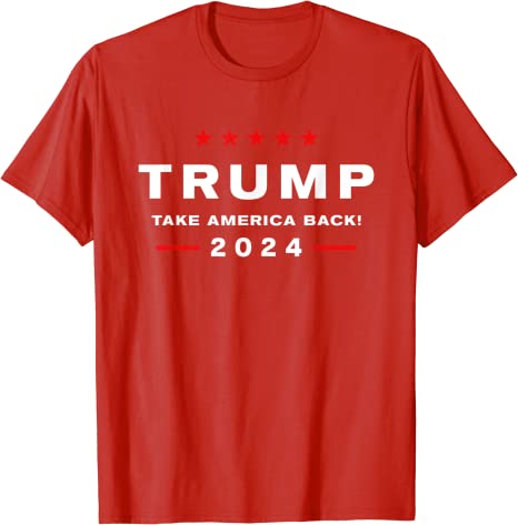 Donald Trump 2024 "Take America Back" T-Shirt - Liberty Essentials Apparel