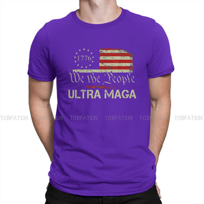 1776 We the People Flag T-Shirt: Pure Cotton Men's Fashion - Liberty Essentials Apparel