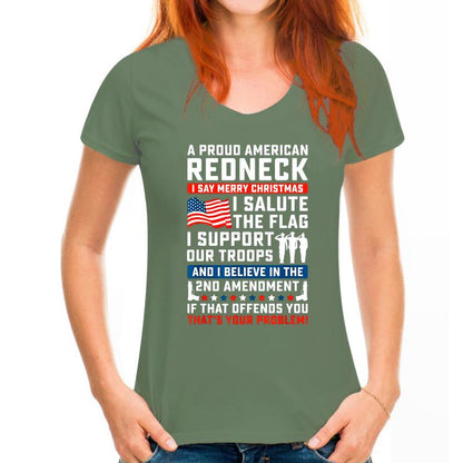 A Proud American Redneck T-Shirt - Liberty Essentials Apparel