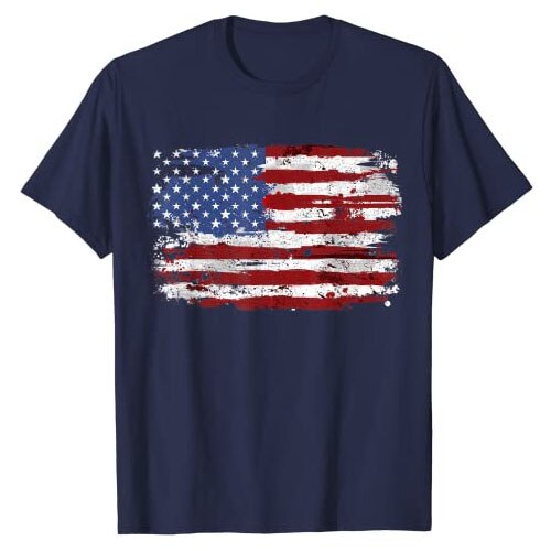 United States of America Flag Classic Patriotic T-Shirt - Liberty Essentials Apparel
