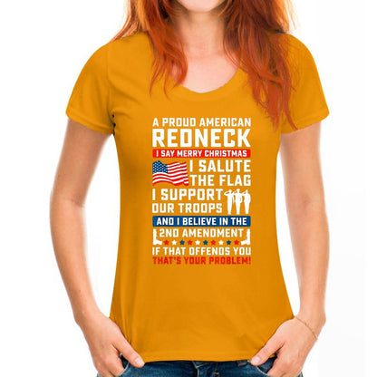 A Proud American Redneck T-Shirt - Liberty Essentials Apparel
