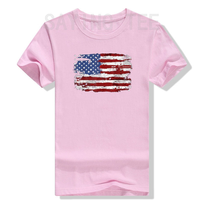 United States of America Flag Classic Patriotic T-Shirt - Liberty Essentials Apparel