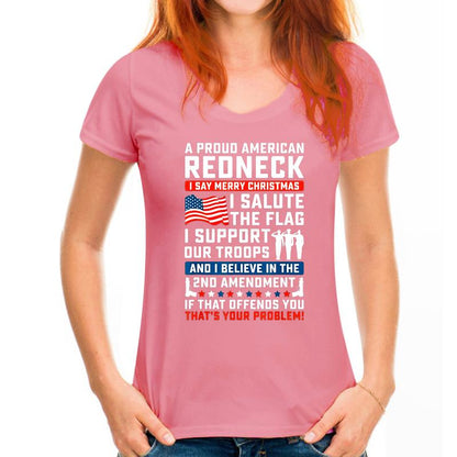 A Proud American Redneck T-Shirt - Liberty Essentials Apparel