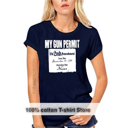 My Gun Permit is the Second Amendment T-shirt - Liberty Essentials Apparel
