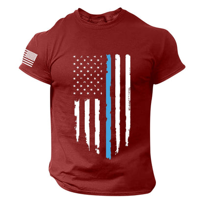 American Flag Casual T-Shirt - Liberty Essentials Apparel