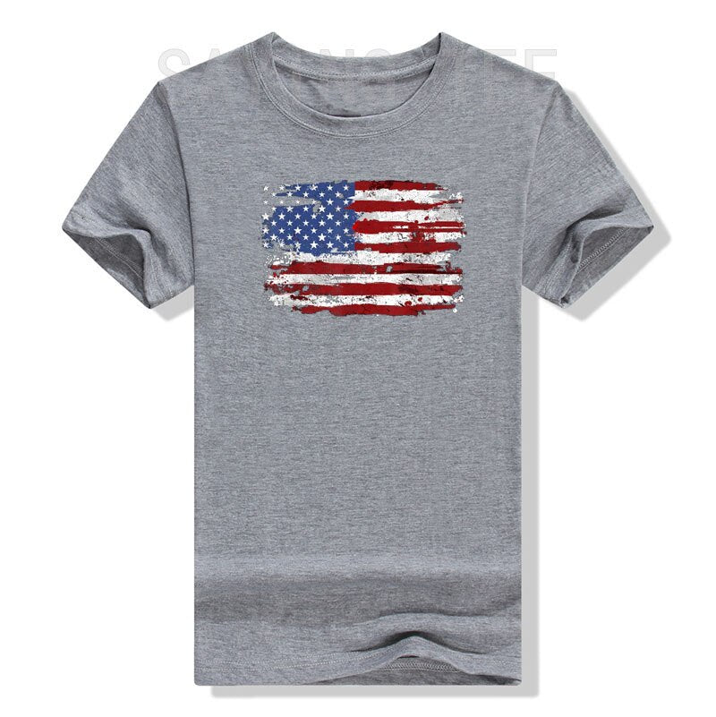 United States of America Flag Classic Patriotic T-Shirt - Liberty Essentials Apparel