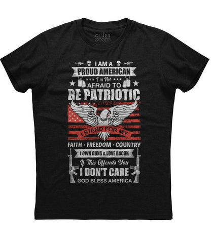 I AM A Proud American Patriotic T-shirt - Liberty Essentials Apparel