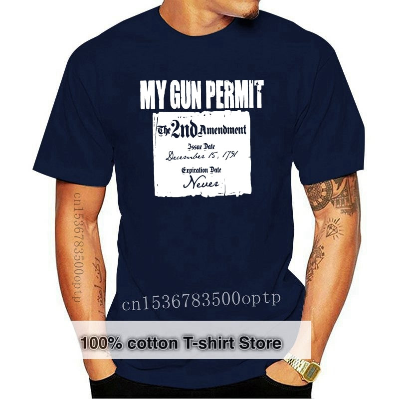 My Gun Permit is the Second Amendment T-shirt - Liberty Essentials Apparel