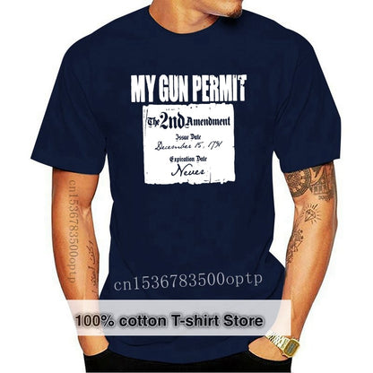 My Gun Permit is the Second Amendment T-shirt - Liberty Essentials Apparel