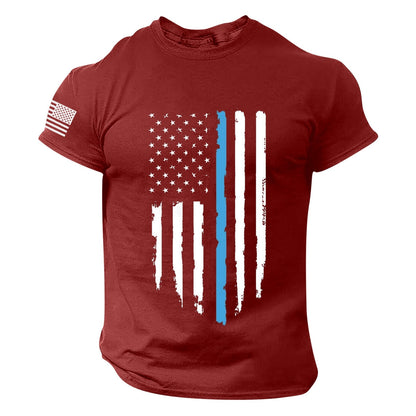 American Flag Casual T-Shirt - Liberty Essentials Apparel