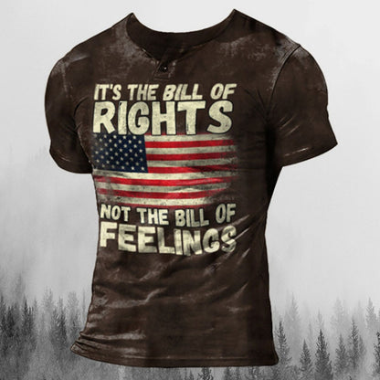 American Flag Vintage Print T-shirt - Liberty Essentials Apparel