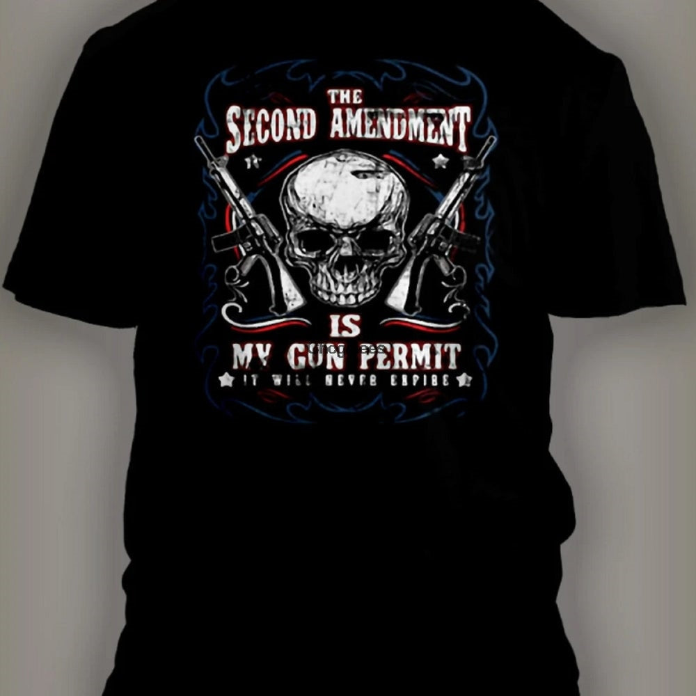 The second amendment is my gun permit T-Shirt - Liberty Essentials Apparel