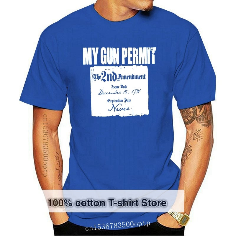 My Gun Permit is the Second Amendment T-shirt - Liberty Essentials Apparel