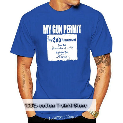 My Gun Permit is the Second Amendment T-shirt - Liberty Essentials Apparel